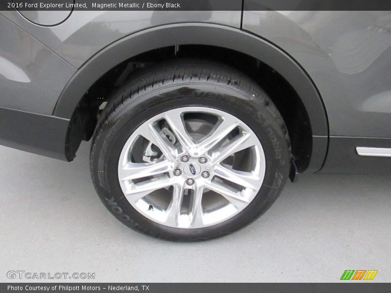 Magnetic Metallic / Ebony Black 2016 Ford Explorer Limited