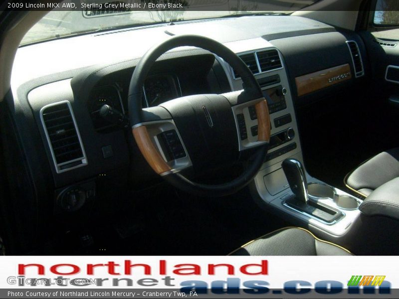 Sterling Grey Metallic / Ebony Black 2009 Lincoln MKX AWD