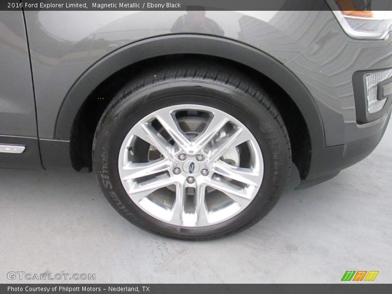 Magnetic Metallic / Ebony Black 2016 Ford Explorer Limited