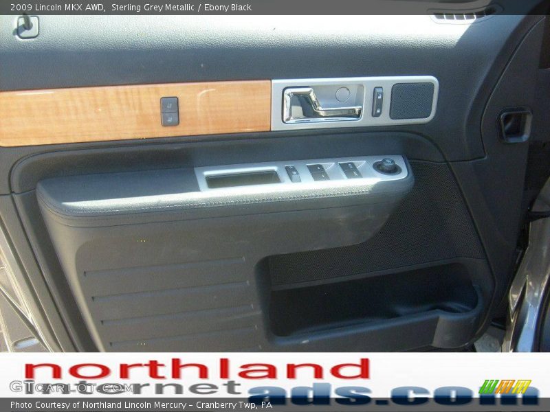 Sterling Grey Metallic / Ebony Black 2009 Lincoln MKX AWD