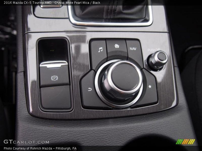 Crystal White Pearl Mica / Black 2016 Mazda CX-5 Touring AWD