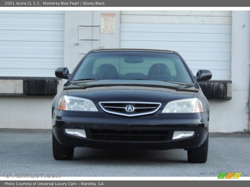 Monterey Blue Pearl / Ebony Black 2001 Acura CL 3.2