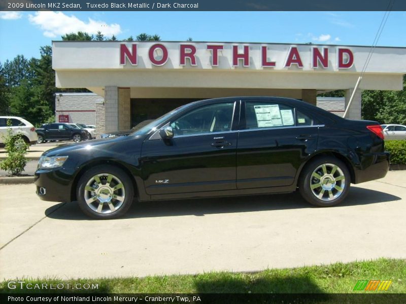 Tuxedo Black Metallic / Dark Charcoal 2009 Lincoln MKZ Sedan