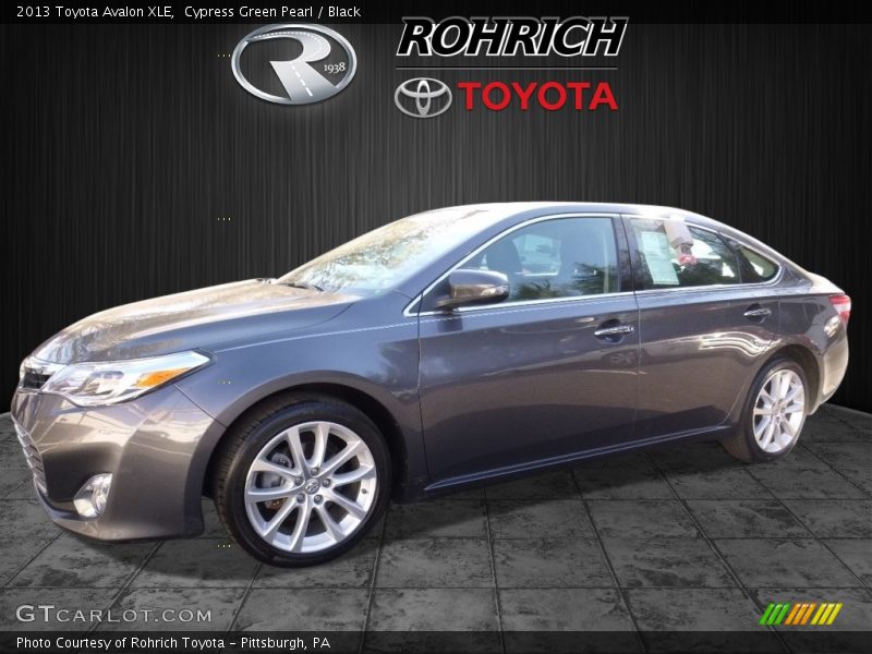 Cypress Green Pearl / Black 2013 Toyota Avalon XLE