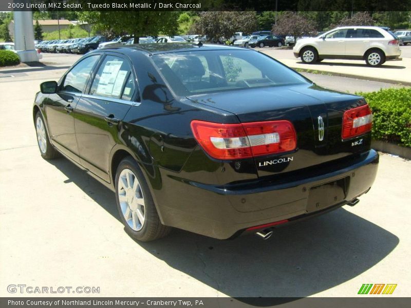 Tuxedo Black Metallic / Dark Charcoal 2009 Lincoln MKZ Sedan