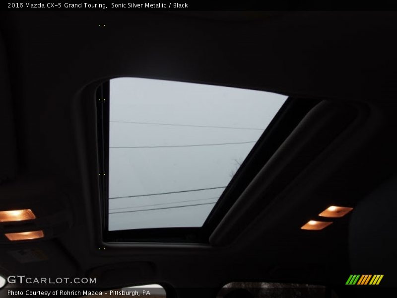 Sonic Silver Metallic / Black 2016 Mazda CX-5 Grand Touring