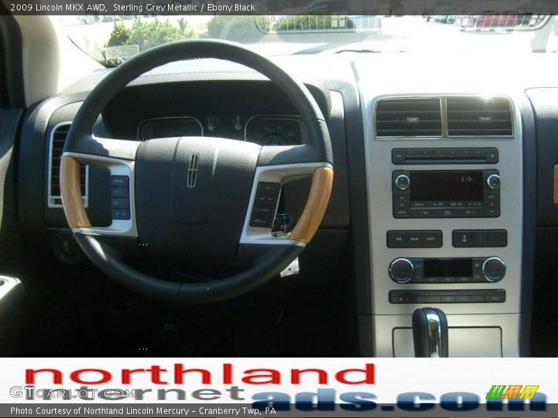 Sterling Grey Metallic / Ebony Black 2009 Lincoln MKX AWD