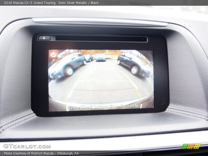 Sonic Silver Metallic / Black 2016 Mazda CX-5 Grand Touring