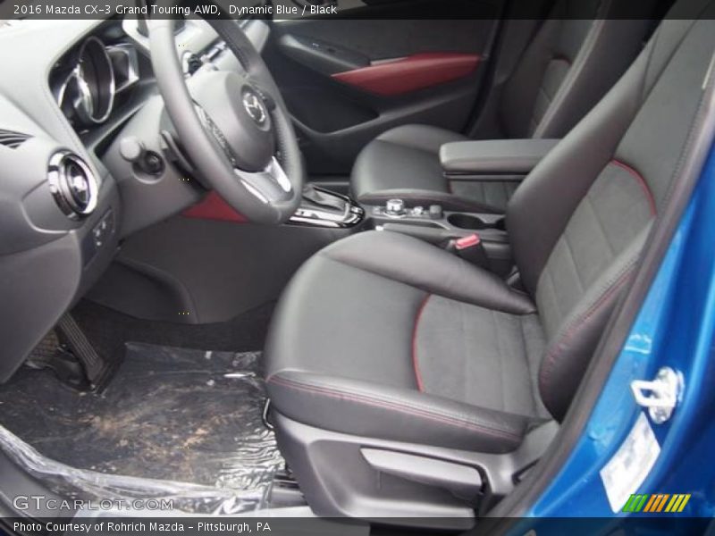 Dynamic Blue / Black 2016 Mazda CX-3 Grand Touring AWD