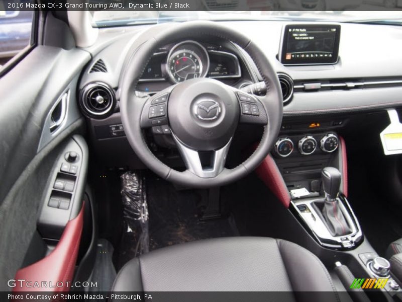 Dynamic Blue / Black 2016 Mazda CX-3 Grand Touring AWD