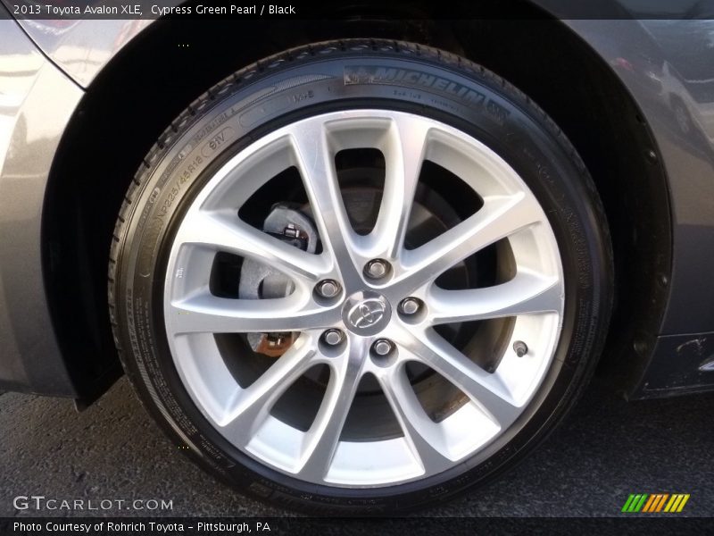 Cypress Green Pearl / Black 2013 Toyota Avalon XLE