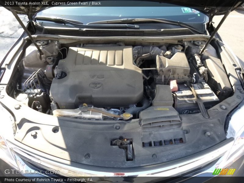 Cypress Green Pearl / Black 2013 Toyota Avalon XLE