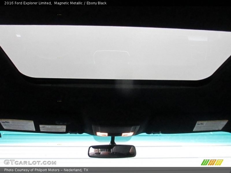 Magnetic Metallic / Ebony Black 2016 Ford Explorer Limited