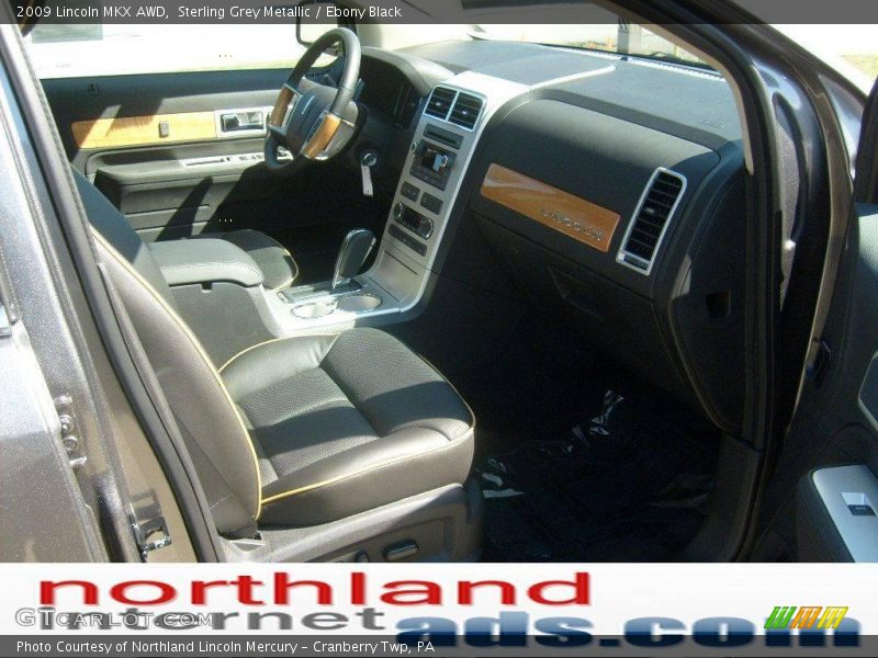 Sterling Grey Metallic / Ebony Black 2009 Lincoln MKX AWD