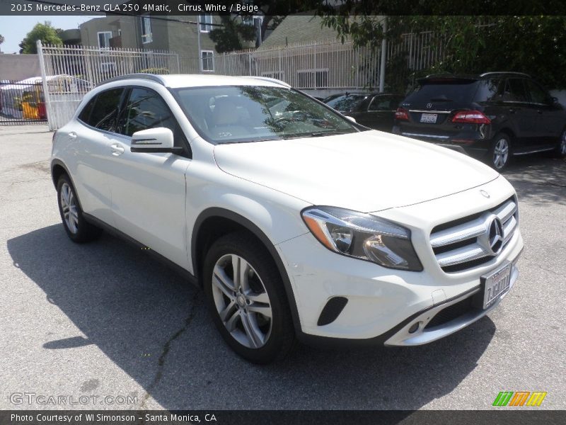 Cirrus White / Beige 2015 Mercedes-Benz GLA 250 4Matic