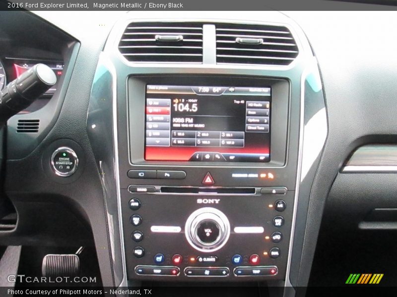 Magnetic Metallic / Ebony Black 2016 Ford Explorer Limited