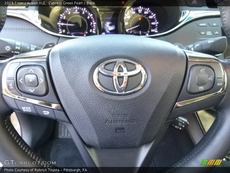 Cypress Green Pearl / Black 2013 Toyota Avalon XLE