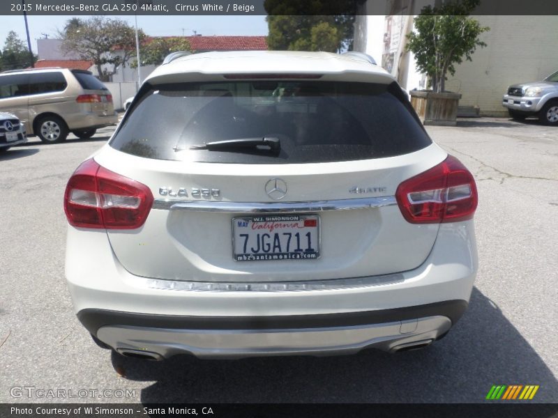 Cirrus White / Beige 2015 Mercedes-Benz GLA 250 4Matic