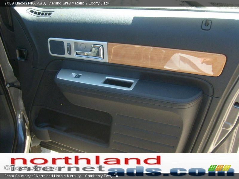 Sterling Grey Metallic / Ebony Black 2009 Lincoln MKX AWD
