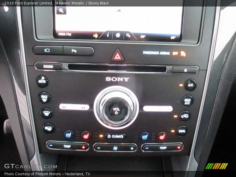 Magnetic Metallic / Ebony Black 2016 Ford Explorer Limited