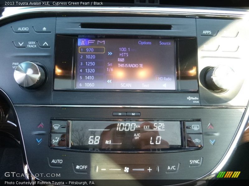 Cypress Green Pearl / Black 2013 Toyota Avalon XLE
