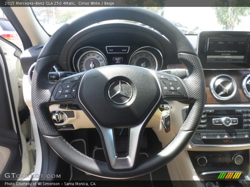 Cirrus White / Beige 2015 Mercedes-Benz GLA 250 4Matic