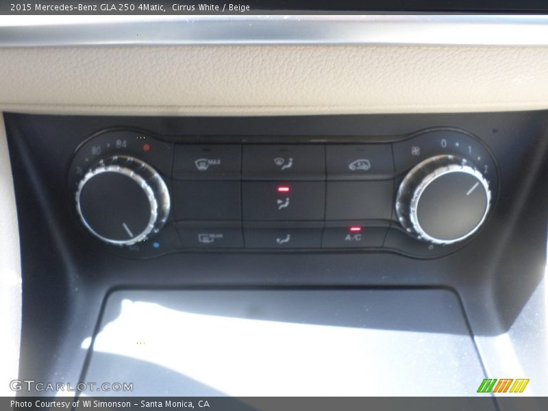 Cirrus White / Beige 2015 Mercedes-Benz GLA 250 4Matic