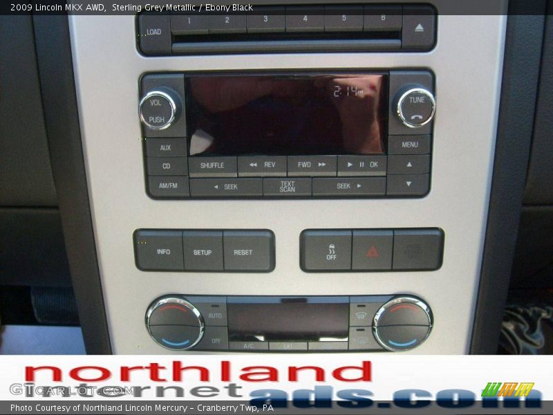 Sterling Grey Metallic / Ebony Black 2009 Lincoln MKX AWD