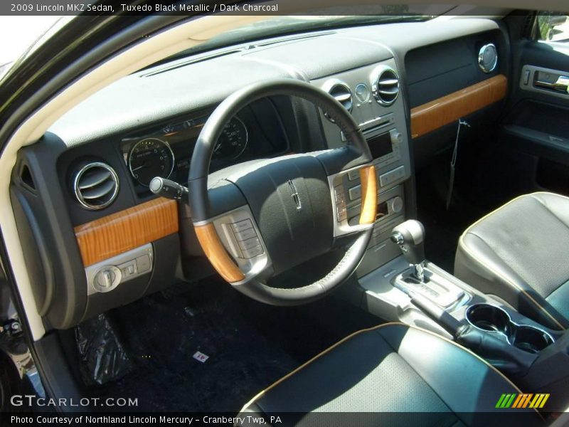 Tuxedo Black Metallic / Dark Charcoal 2009 Lincoln MKZ Sedan