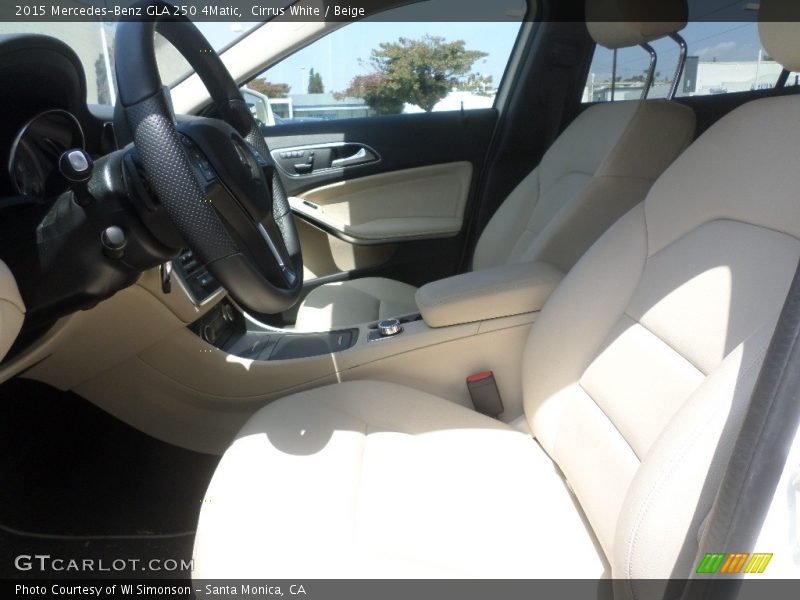 Cirrus White / Beige 2015 Mercedes-Benz GLA 250 4Matic