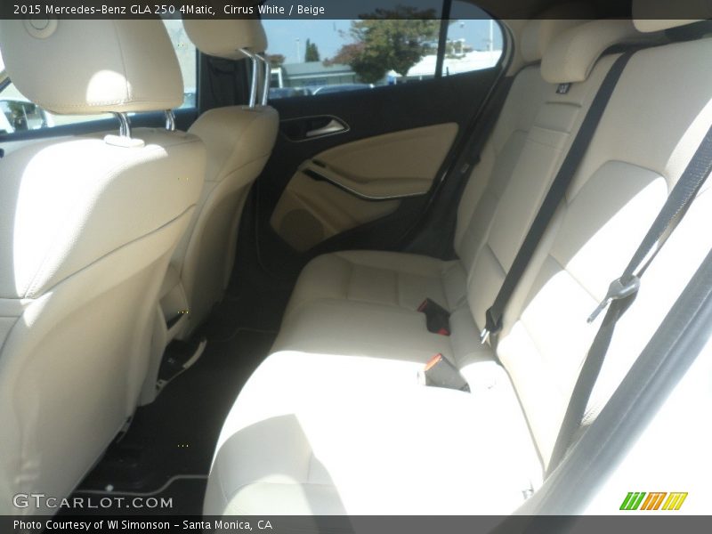 Cirrus White / Beige 2015 Mercedes-Benz GLA 250 4Matic