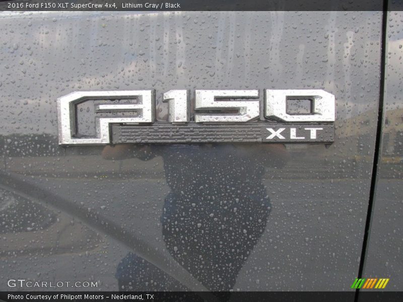 Lithium Gray / Black 2016 Ford F150 XLT SuperCrew 4x4
