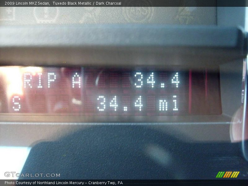 Tuxedo Black Metallic / Dark Charcoal 2009 Lincoln MKZ Sedan