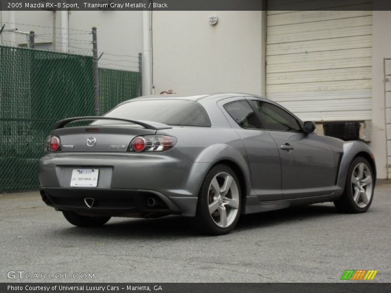 Titanium Gray Metallic / Black 2005 Mazda RX-8 Sport