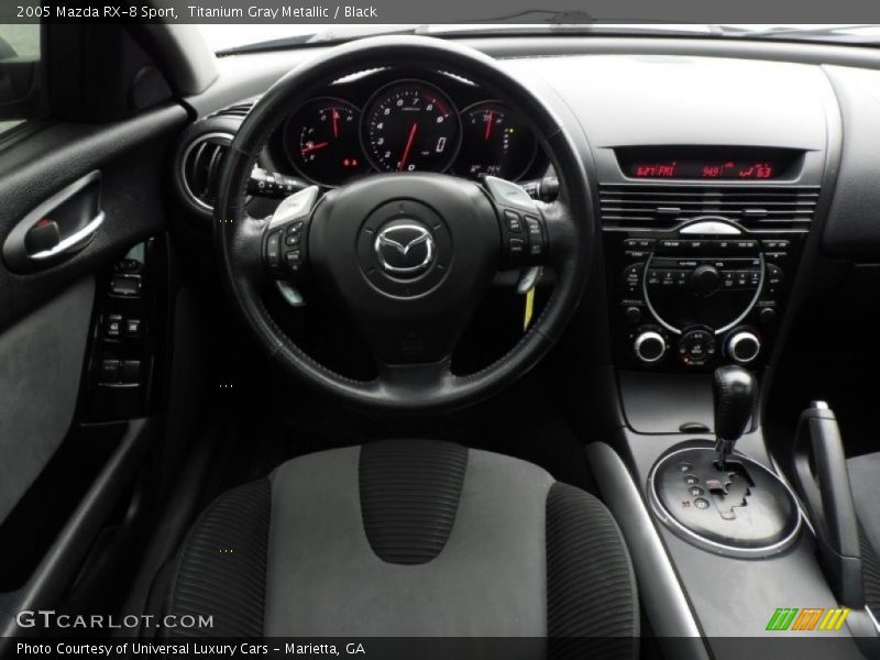 Titanium Gray Metallic / Black 2005 Mazda RX-8 Sport