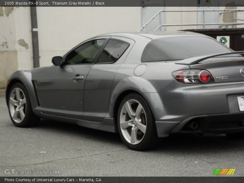 Titanium Gray Metallic / Black 2005 Mazda RX-8 Sport