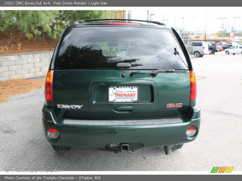 Polo Green Metallic / Light Oak 2002 GMC Envoy SLE 4x4