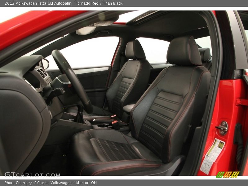Tornado Red / Titan Black 2013 Volkswagen Jetta GLI Autobahn