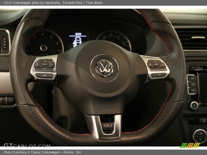Tornado Red / Titan Black 2013 Volkswagen Jetta GLI Autobahn