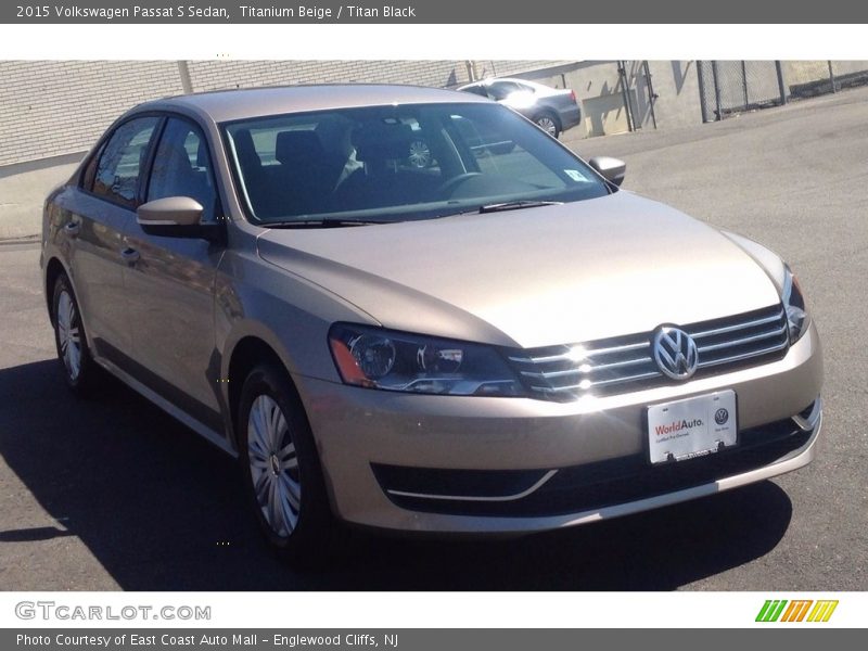 Titanium Beige / Titan Black 2015 Volkswagen Passat S Sedan