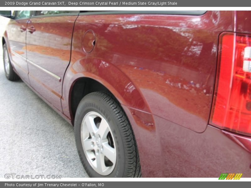 Deep Crimson Crystal Pearl / Medium Slate Gray/Light Shale 2009 Dodge Grand Caravan SXT
