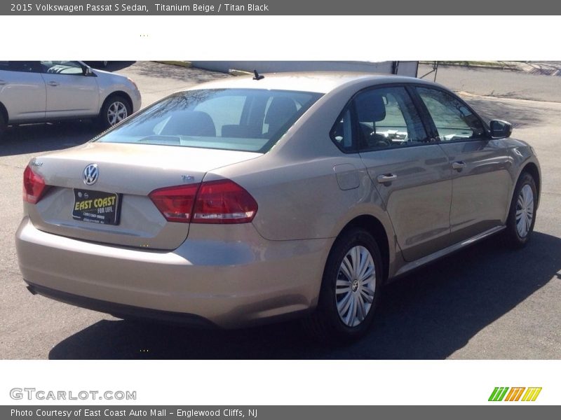 Titanium Beige / Titan Black 2015 Volkswagen Passat S Sedan