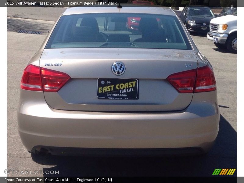 Titanium Beige / Titan Black 2015 Volkswagen Passat S Sedan