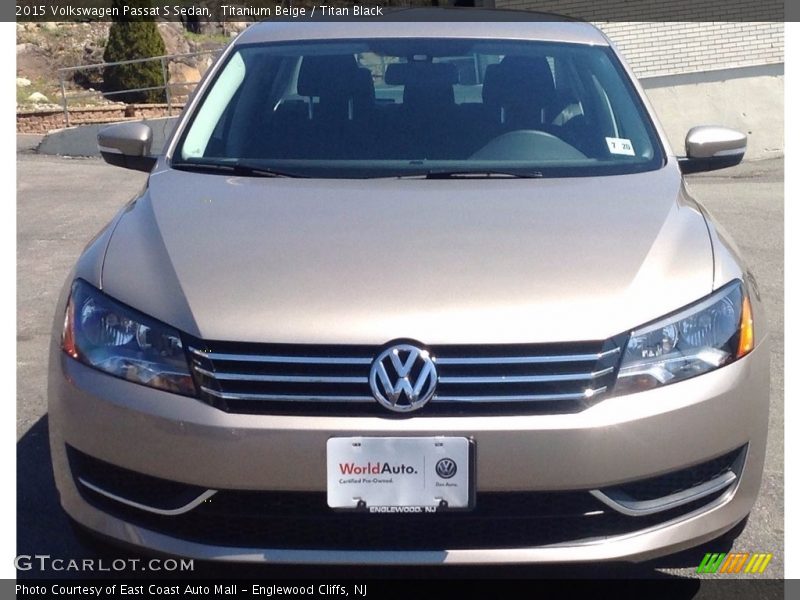 Titanium Beige / Titan Black 2015 Volkswagen Passat S Sedan