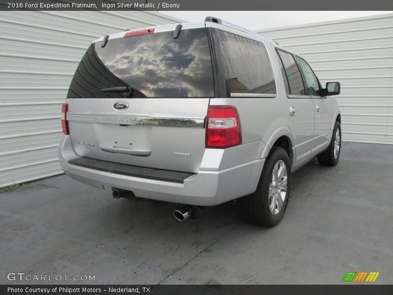 Ingot Silver Metallic / Ebony 2016 Ford Expedition Platinum