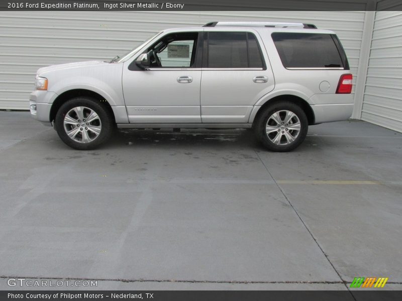 Ingot Silver Metallic / Ebony 2016 Ford Expedition Platinum