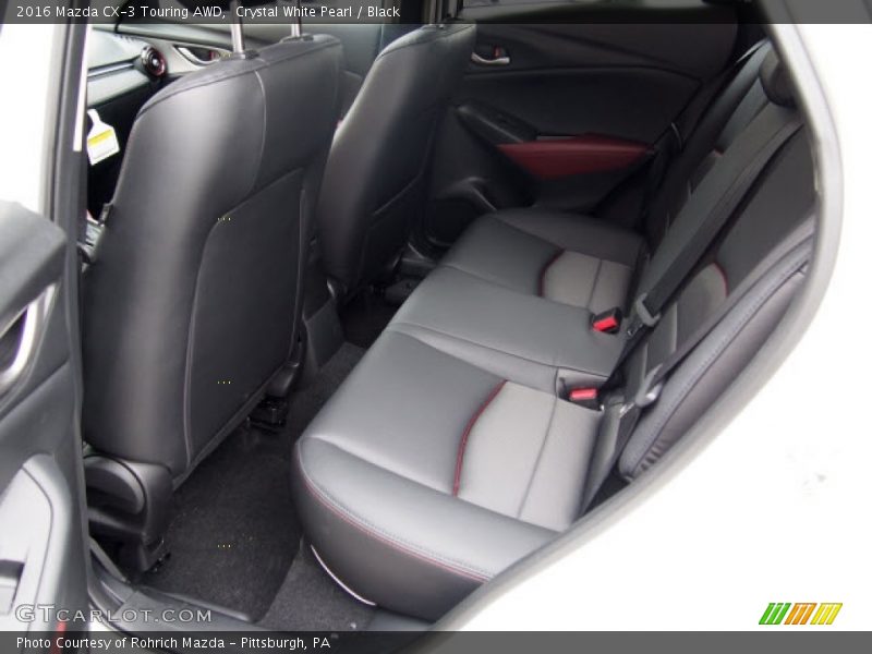Crystal White Pearl / Black 2016 Mazda CX-3 Touring AWD