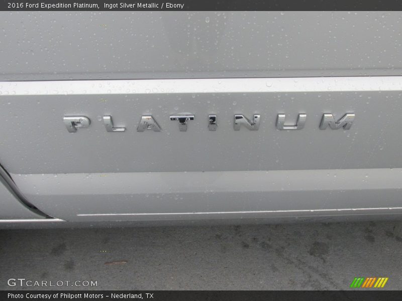 Ingot Silver Metallic / Ebony 2016 Ford Expedition Platinum