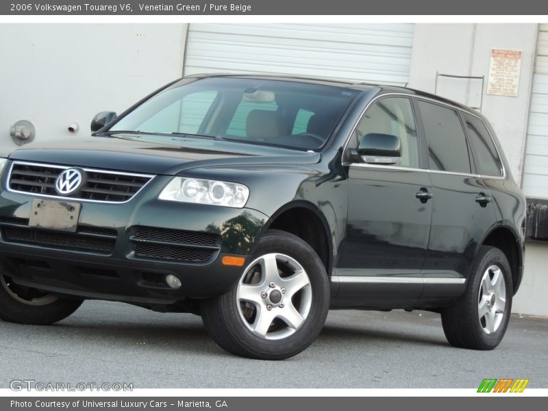 Venetian Green / Pure Beige 2006 Volkswagen Touareg V6