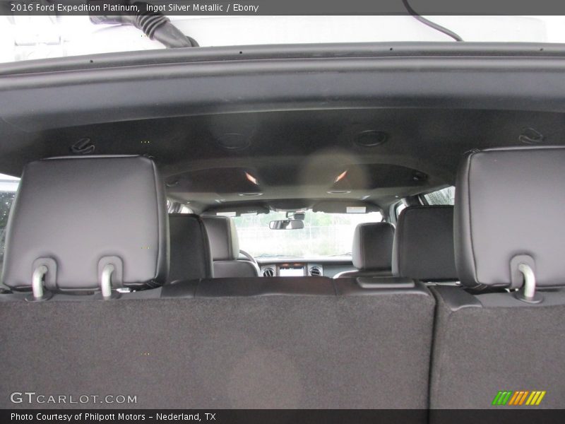 Ingot Silver Metallic / Ebony 2016 Ford Expedition Platinum